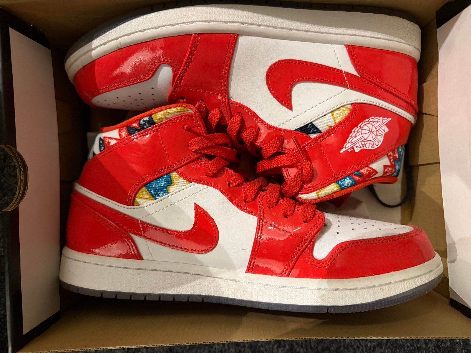 Nike Air Jordan 1 Mid - Maat 42 - Origineel, Ophalen, Zo goed als nieuw, Overige kleuren, Sneakers of Gympen