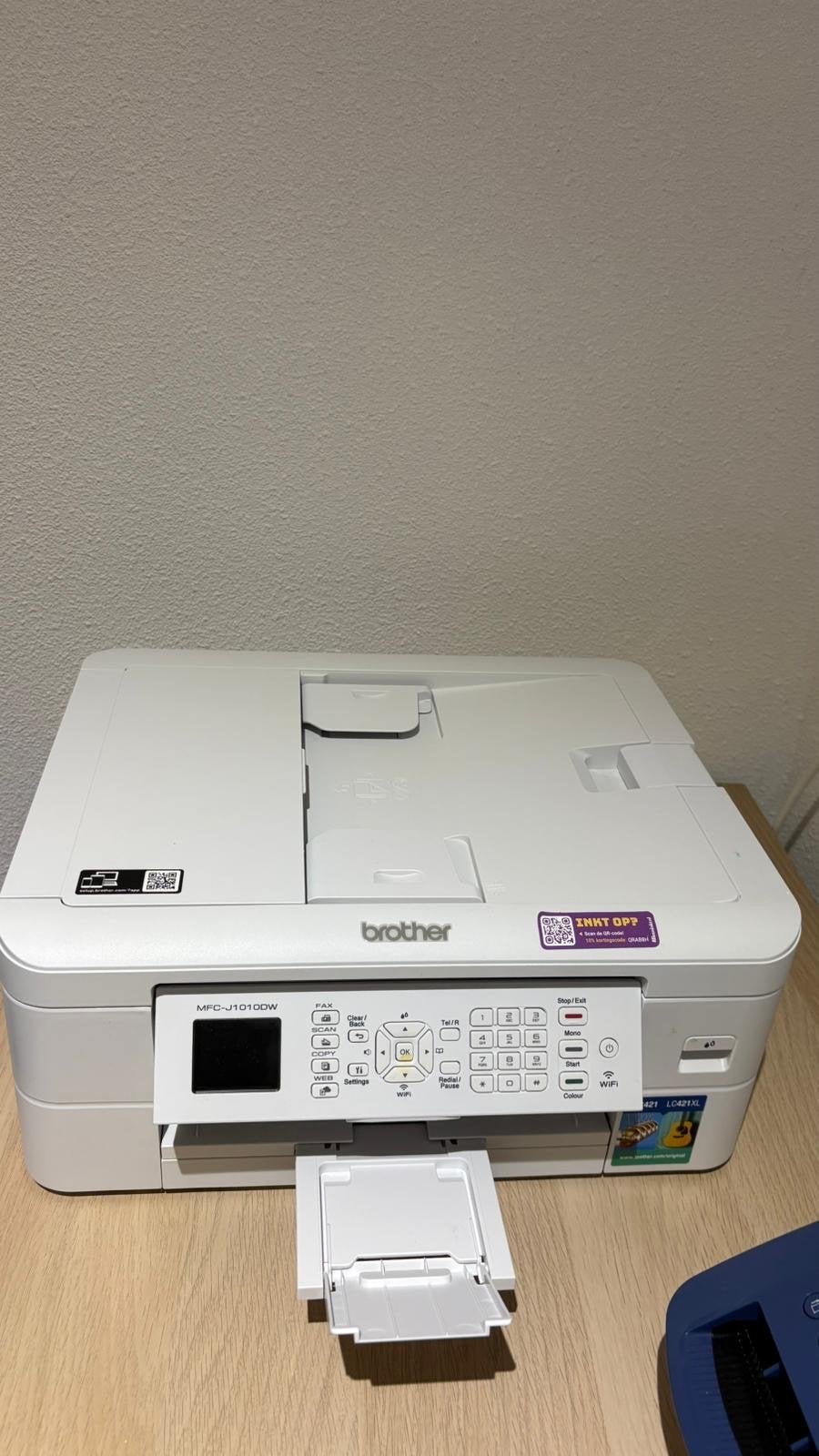 Brother MFC-J1010DW All-in-one Printer, Computers en Software, Printers, Ophalen, Faxen, Inkjetprinter, All-in-one