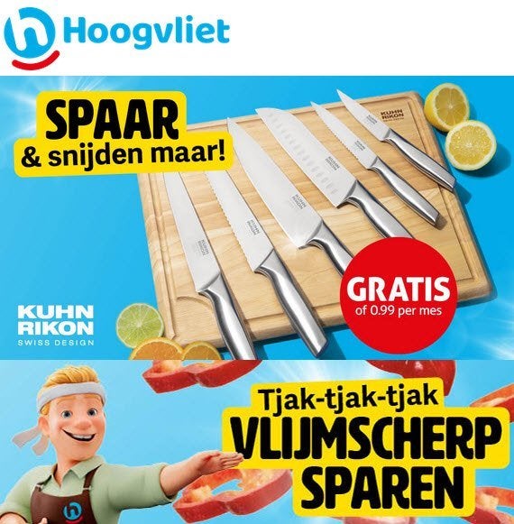 Gevraagd Hoogvliet messen actie zegels 2026, Overige supermarkten, Ophalen