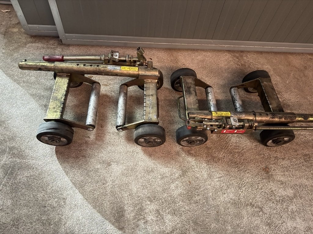 Auto-lift / jack trolley / Dolley Set 2, Auto diversen, Gebruikt, Garagekrik, Ophalen of Verzenden, Guaestus Trading