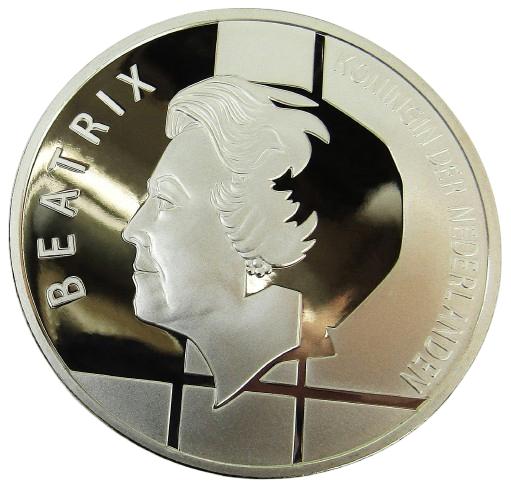**  Prachtige Penning 10 Gulden Beatrix - Plated Silver **, Postzegels en Munten, Penningen en Medailles, Verzenden, Zilver, Nederland