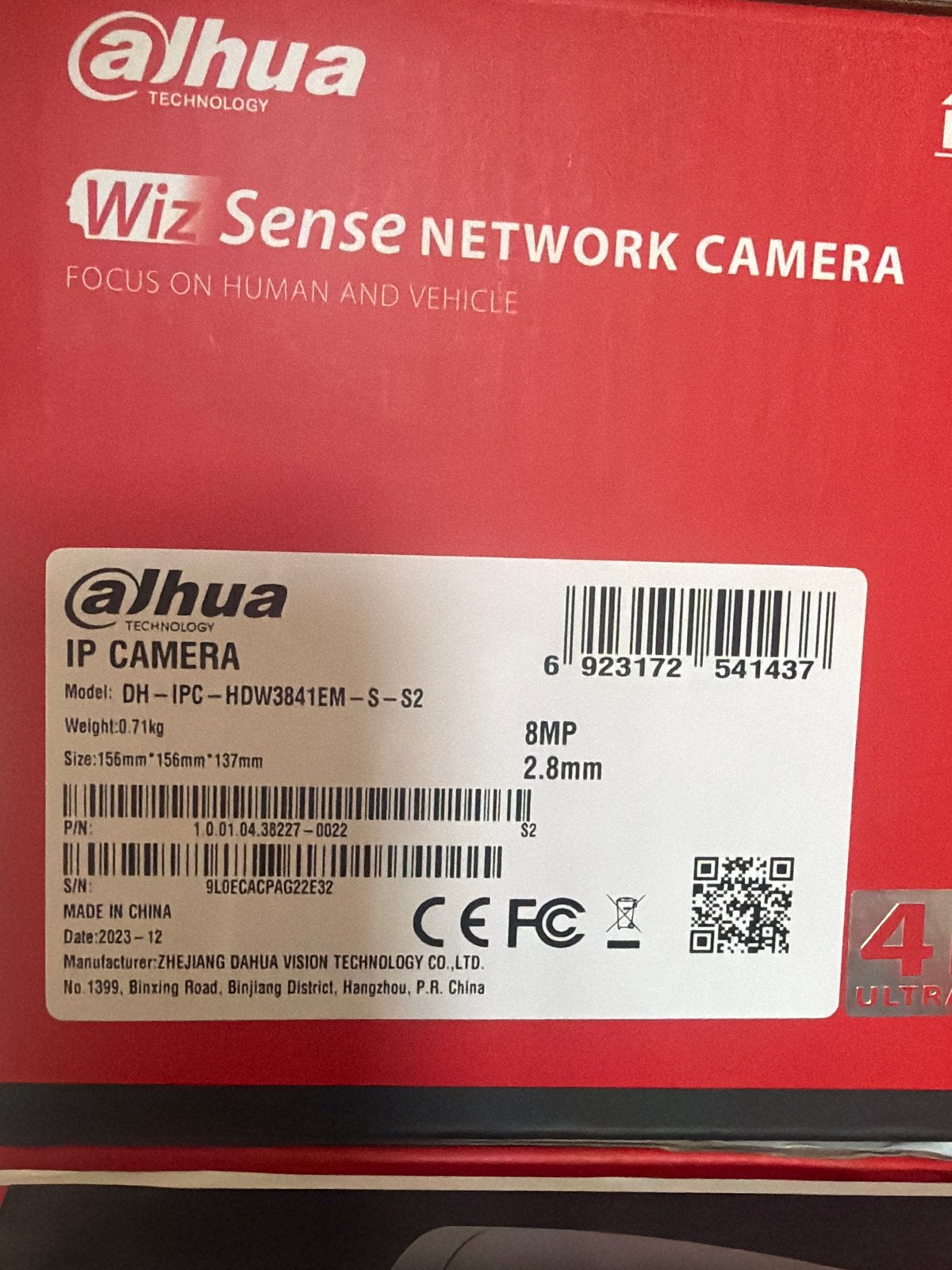 Dahua WizSense Beveiligingsset: 4x IP Camera + NVR, Ophalen of Verzenden, Nieuw, Buitencamera