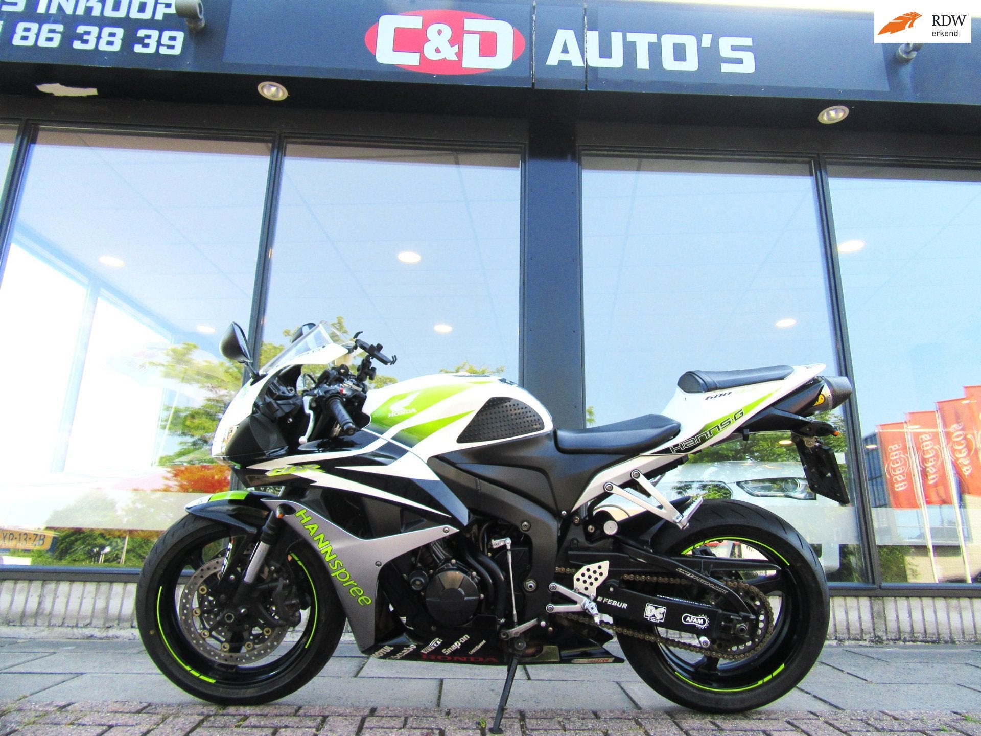 Honda Sport CBR 600RR 2008 NIEUW MODEL UNIEKE SHOWBIKE, Bedrijf, Sport, Meer dan 35 kW, 599 cc