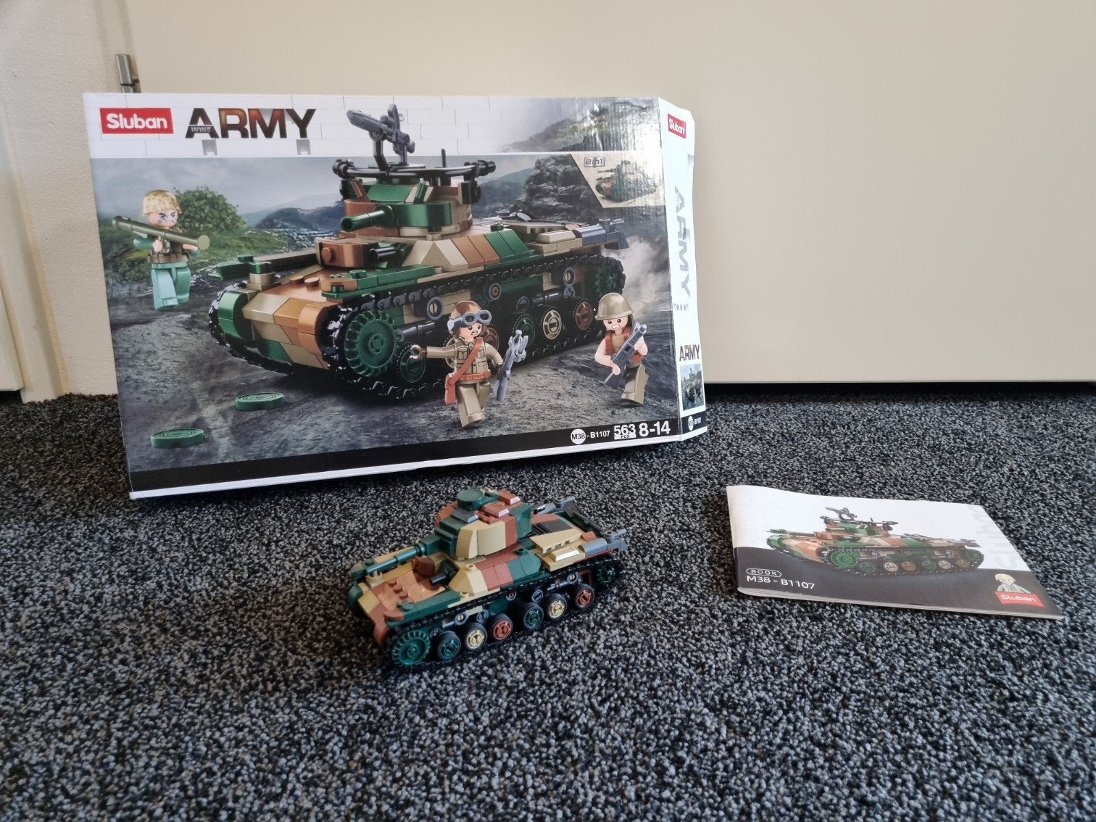 Sluban Army Tank Bouwset - Nieuw in doos, Ophalen, Nieuw