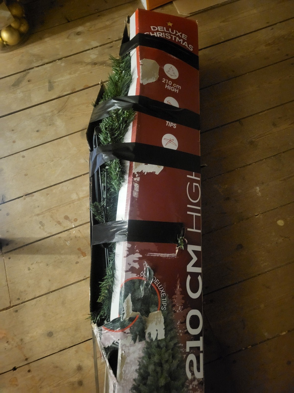 Kunstkerstboom luxe compleet210 cm nieuw bieden, Ophalen, Nieuw