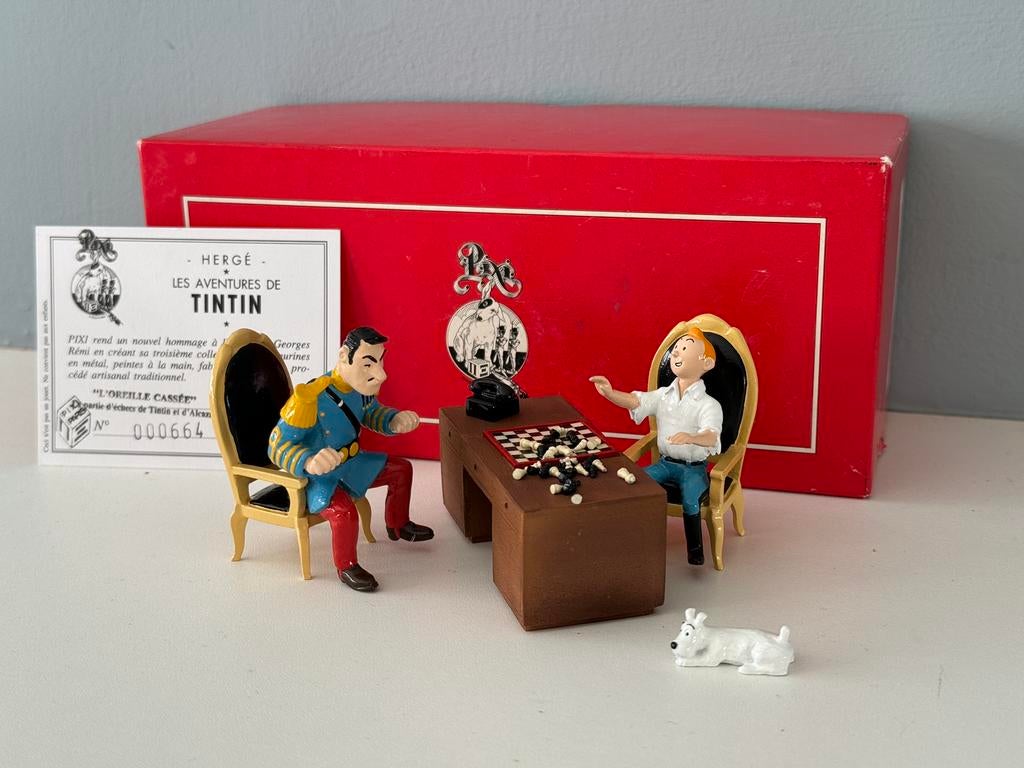 Kuifje en Alcazar het Pixi-schaakspel, Verzamelen, Stripfiguren, Zo goed als nieuw, Beeldje of Figuurtje, Kuifje, Ophalen of Verzenden