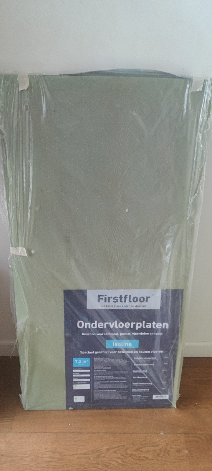 First Floor ondervloer platen laminaat, Ophalen, Overige materialen, 30 cm of meer, 50 tot 150 cm