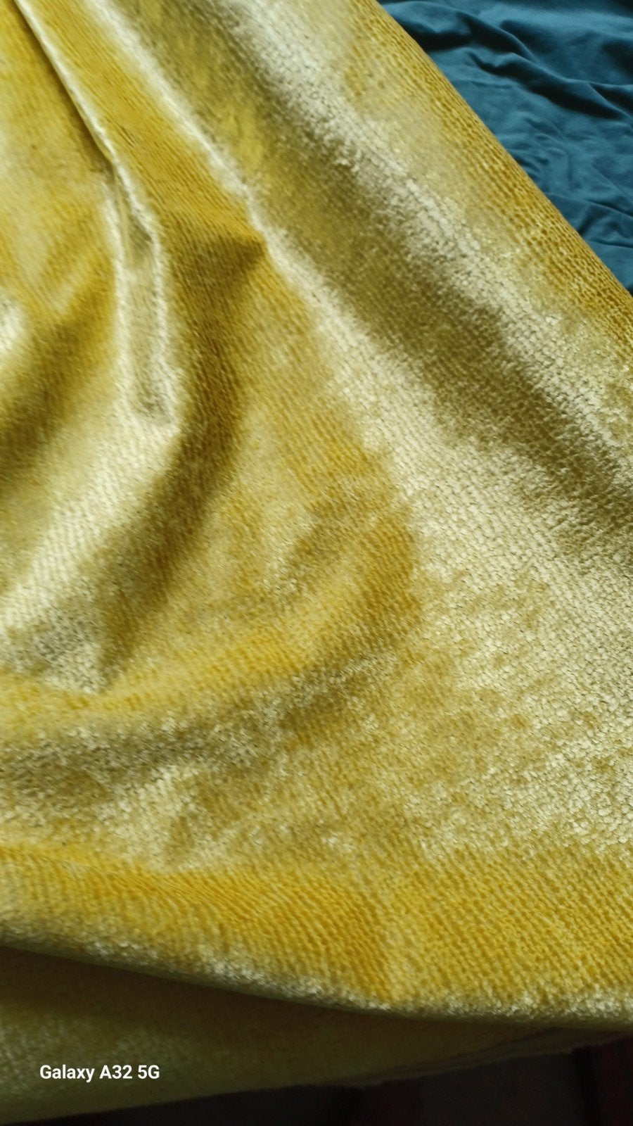 3.5m Designers Guild Velours Citroengeel Meubelstof Kussens, 120 cm of meer, Ophalen of Verzenden, Katoen, Nieuw
