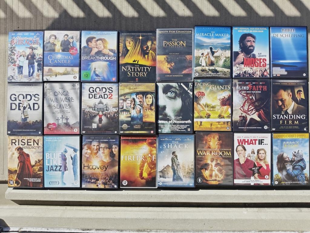 Christelijke films op DVD per stuk mogelijk, Vanaf 12 jaar, Ophalen of Verzenden, Gebruikt