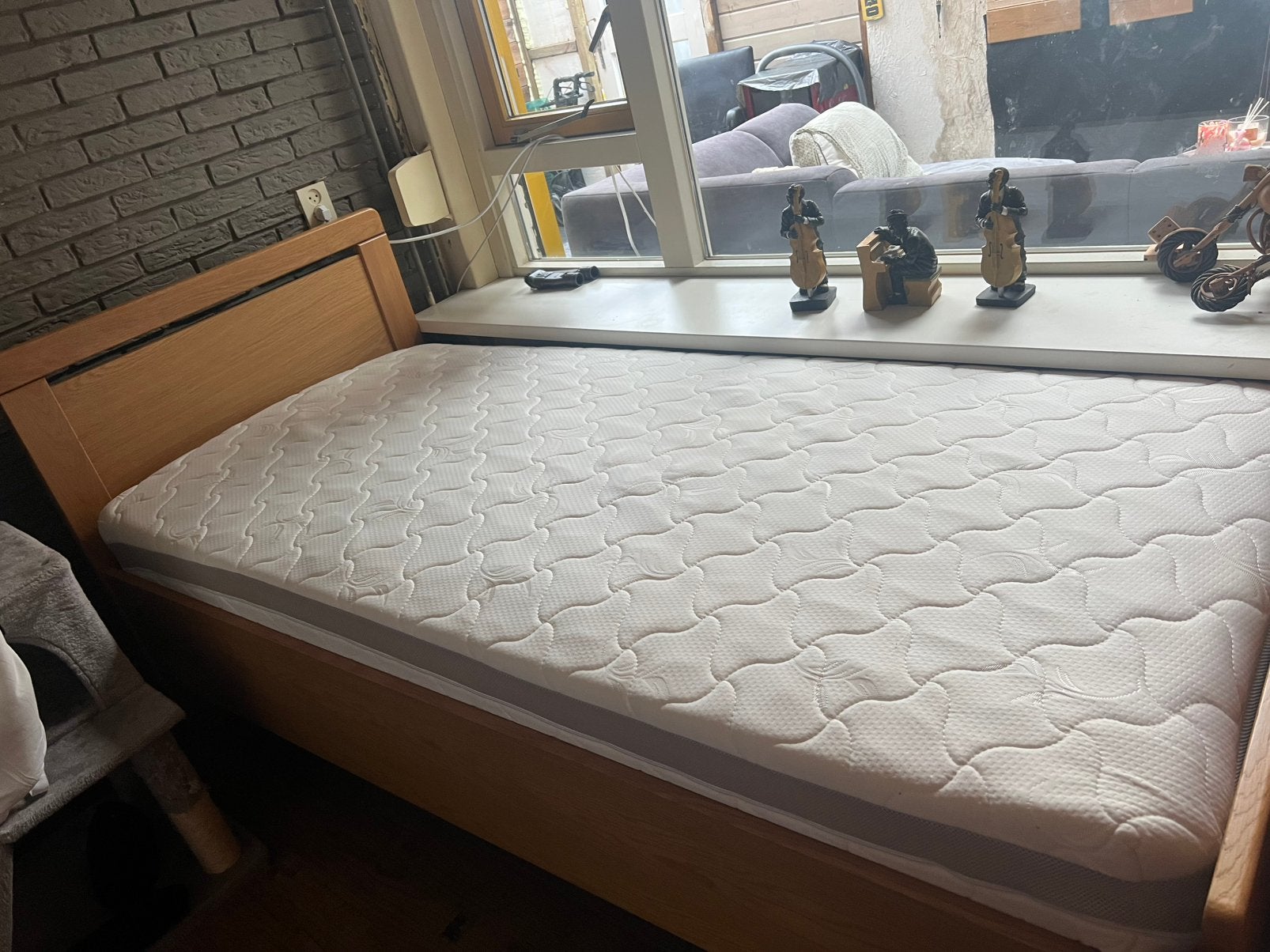 Senioren bed, Ophalen of Verzenden, Gebruikt, Eenpersoons, 90 cm