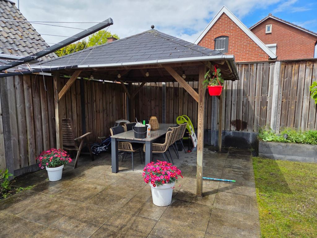 Overdekt Houten Tuinhuisje, Tuin en Terras, Tuinhuis, 250 tot 500 cm, Ophalen of Verzenden, Zonder ramen