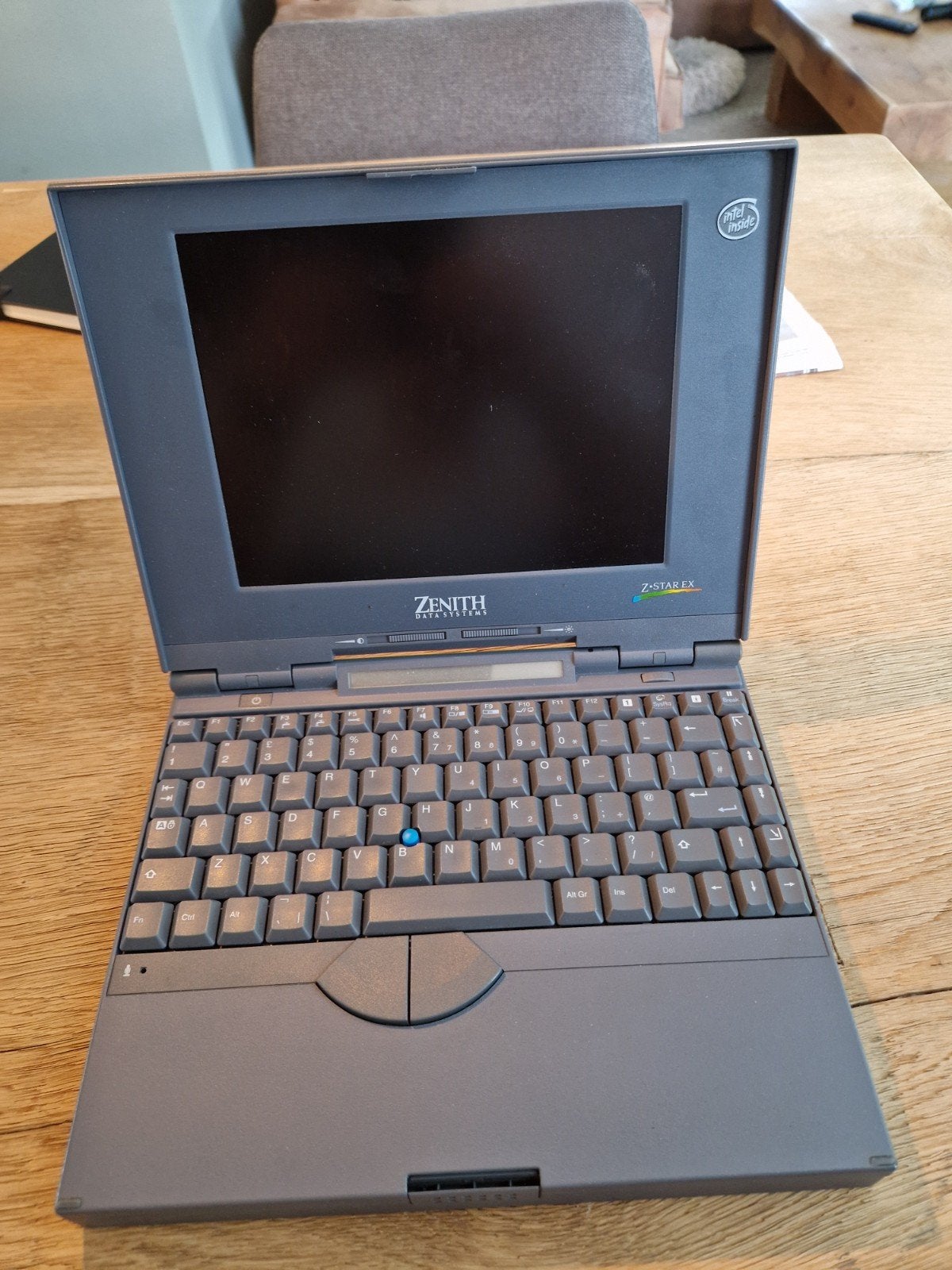 Vintage Zenith Z-STAR EX Laptop - Intel Inside, Computers en Software, Vintage Computers, Ophalen of Verzenden, Zenith