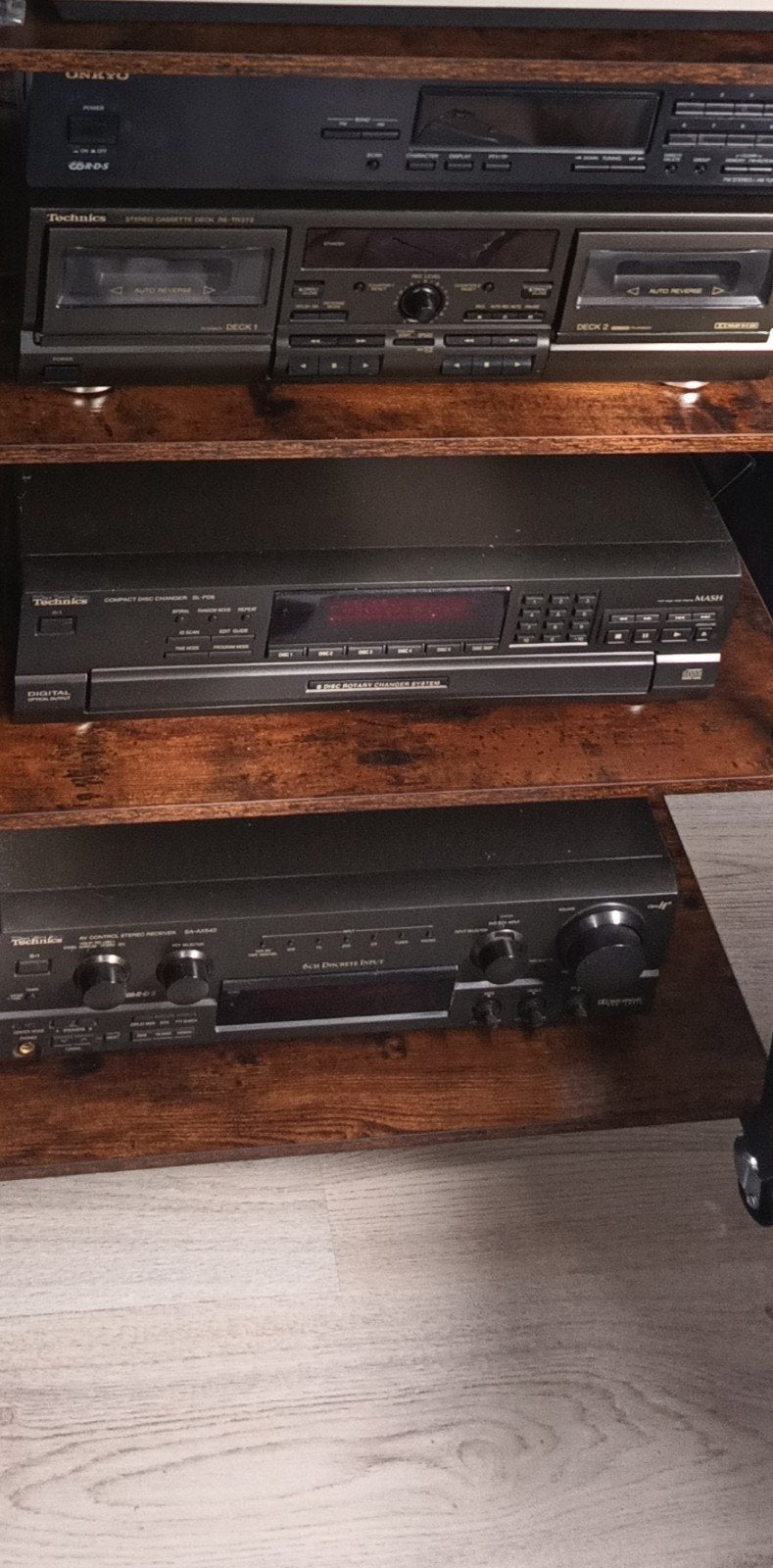 Technics Hifi Set (lees adv ), Ophalen, Gebruikt, Technics, Wisselaar