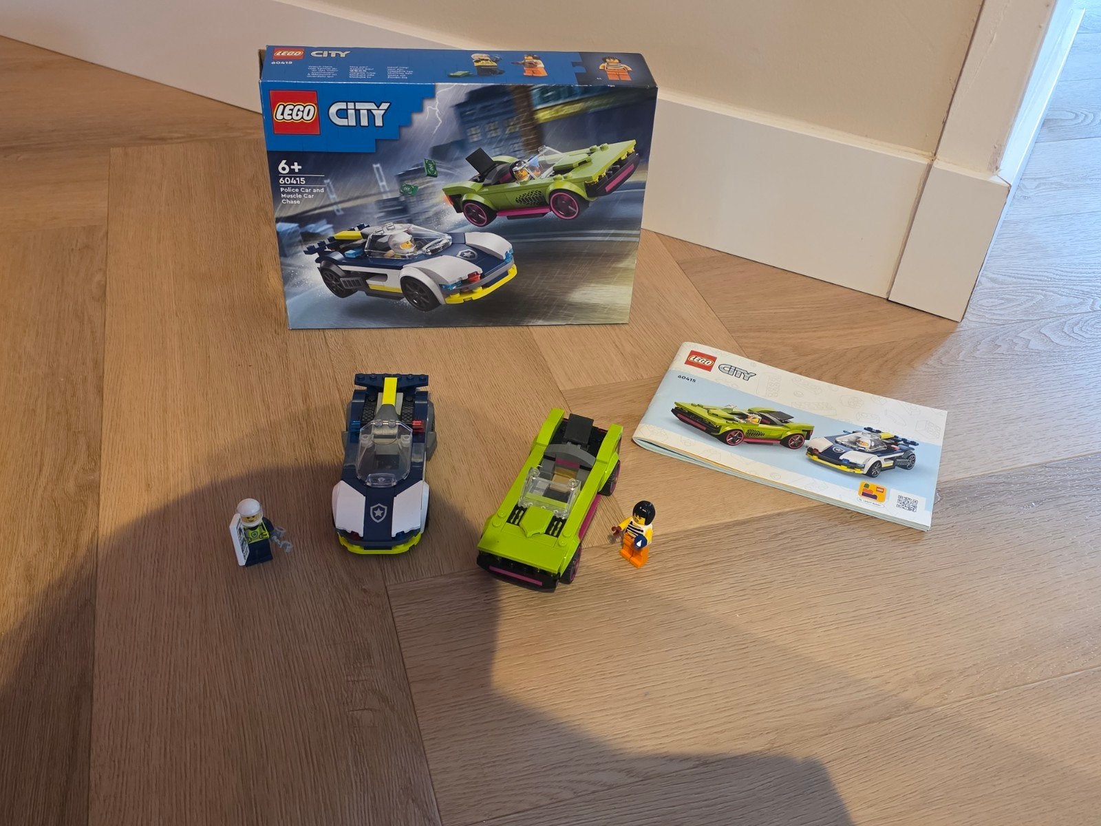 LEGO City Politie Achtervolging & Sportwagen Set 60415, Ophalen of Verzenden, Zo goed als nieuw, Overige merken