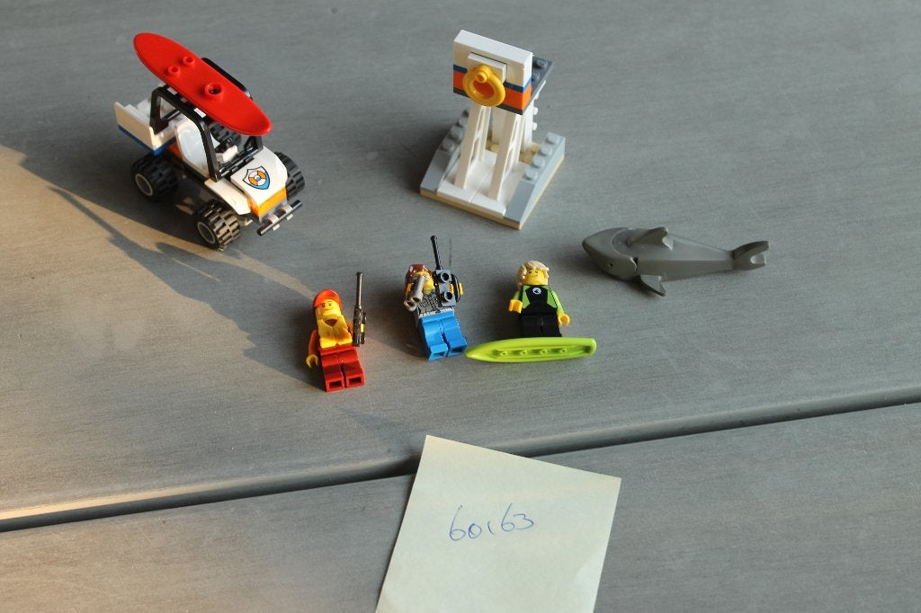 lego city coastguard startersset 60163, City, Lego, Ophalen of Verzenden, Zo goed als nieuw