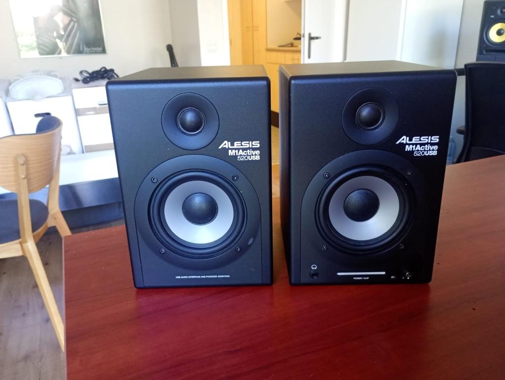 Alesis M1Active 520 USB Studiomonitoren + Bekabeling, Audio, Tv en Foto, Luidsprekers, Overige merken, Gebruikt, Ophalen of Verzenden