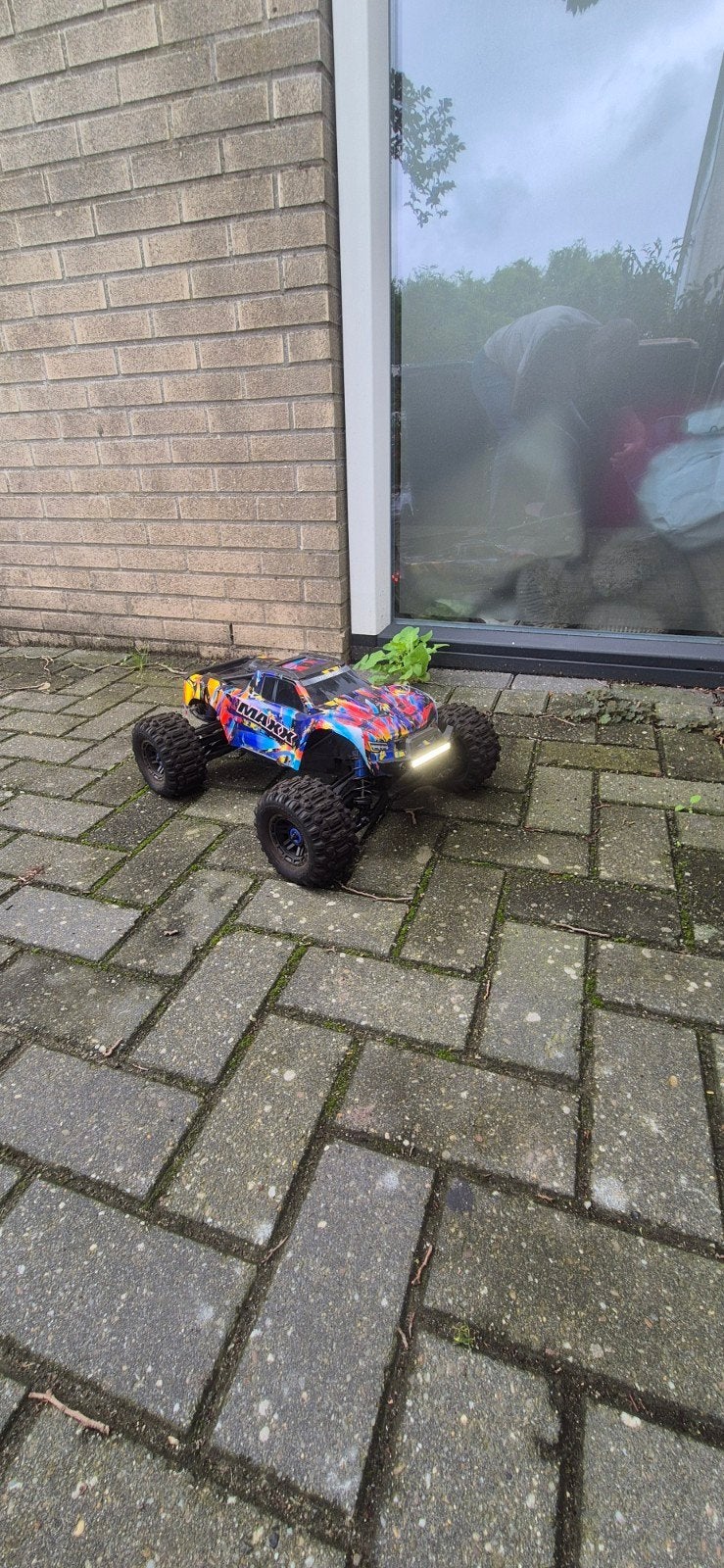 Traxxas Maxx V2 RC Auto, Auto offroad, Zo goed als nieuw, RTR (Ready to Run), Overige schalen