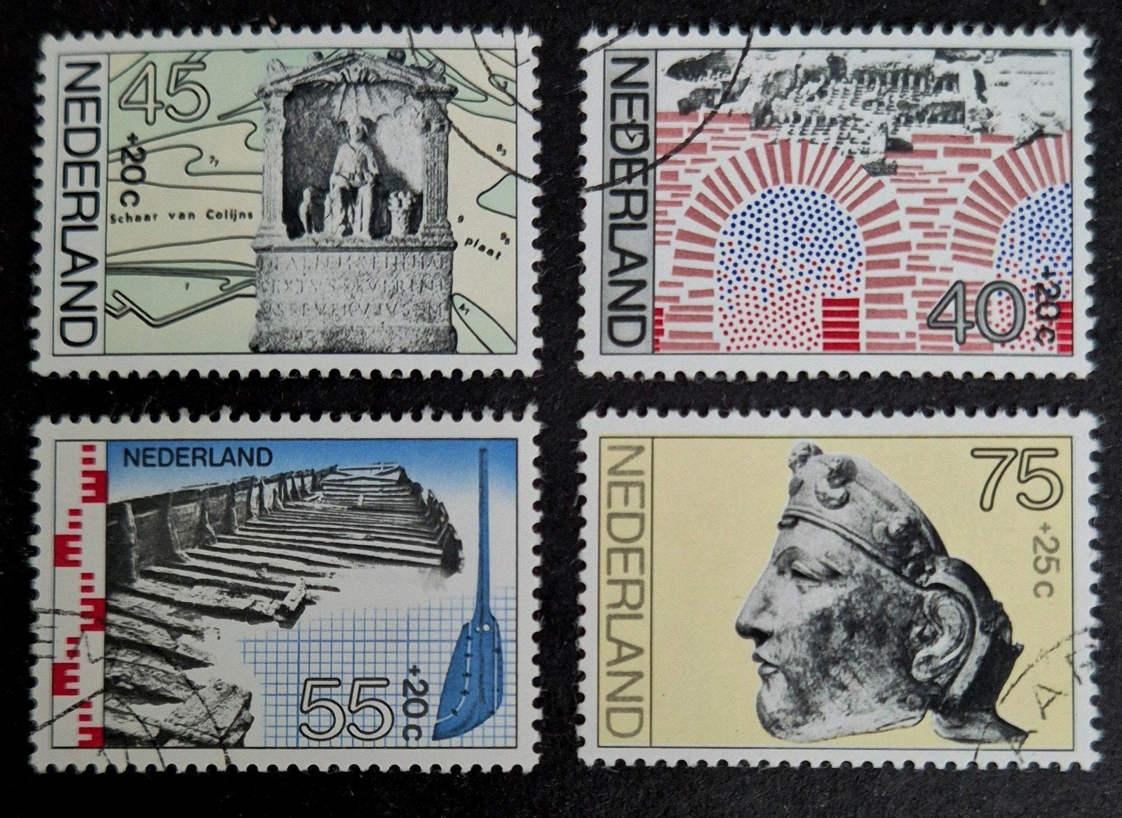 NVPH 1133-1136 Zomerzegels, Ophalen of Verzenden, Na 1940, Gestempeld