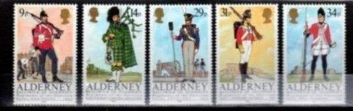 Alderney 23-27, postfris, Verzenden, Postfris
