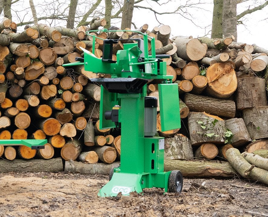 houtklover, kliever, klover, kliefmachine, 8 ton, 400V, Tuin en Terras, Kloofmachines, ACG-Holten, Staand, Nieuw, Ophalen of Verzenden
