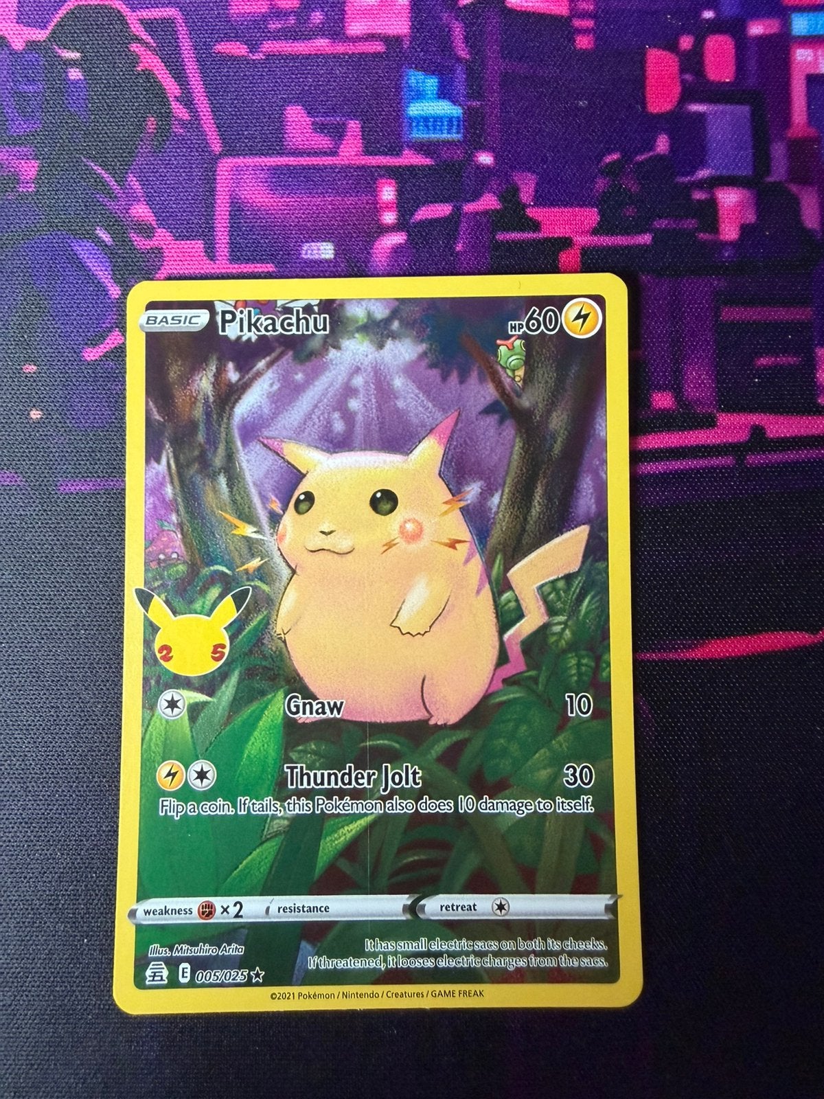Pokemon Celebrations 25 Pikachu 005/025, Hobby en Vrije tijd, Verzamelkaartspellen | Pokémon, Ophalen of Verzenden, Nieuw, Losse kaart