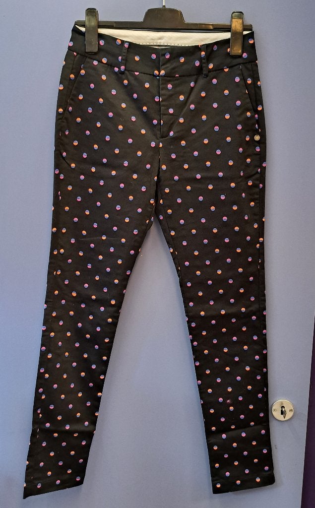 Nümph broek zwart + gekleurde polkadots Babasan mt 36 46540