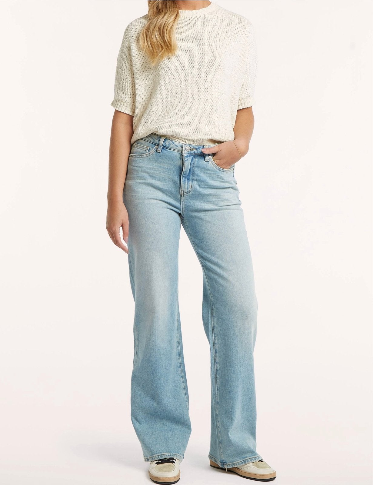 Circle of Trust Maddy Wide Leg Jeans - Starmist Blue Wash, Ophalen of Verzenden, Nieuw, Blauw, W28 - W29 (confectie 36)