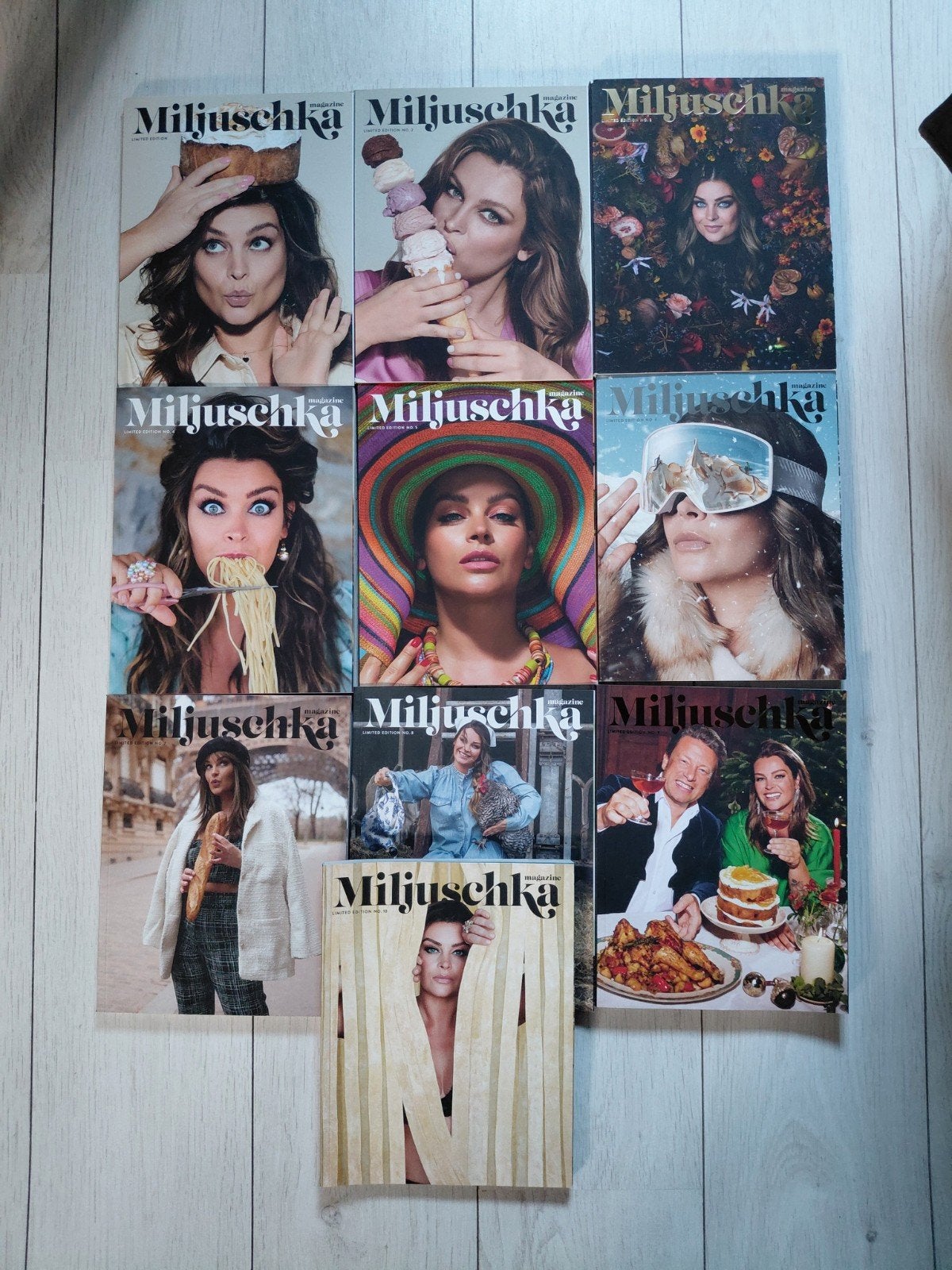miljuschka magazine eerste 10 delen, Ophalen, Zo goed als nieuw