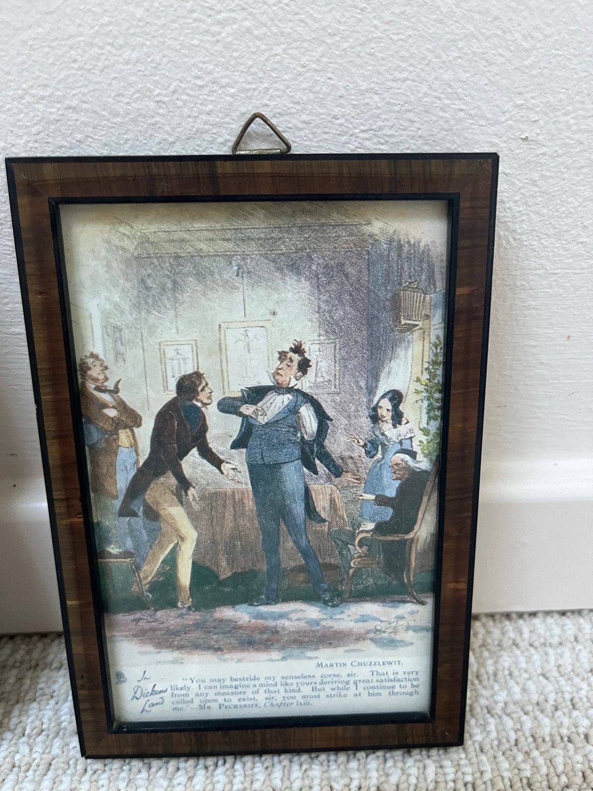 Set van 3 ingelijste prenten van Charles Dickens, Portret of Personen, Ophalen of Verzenden, Klassiek, Print