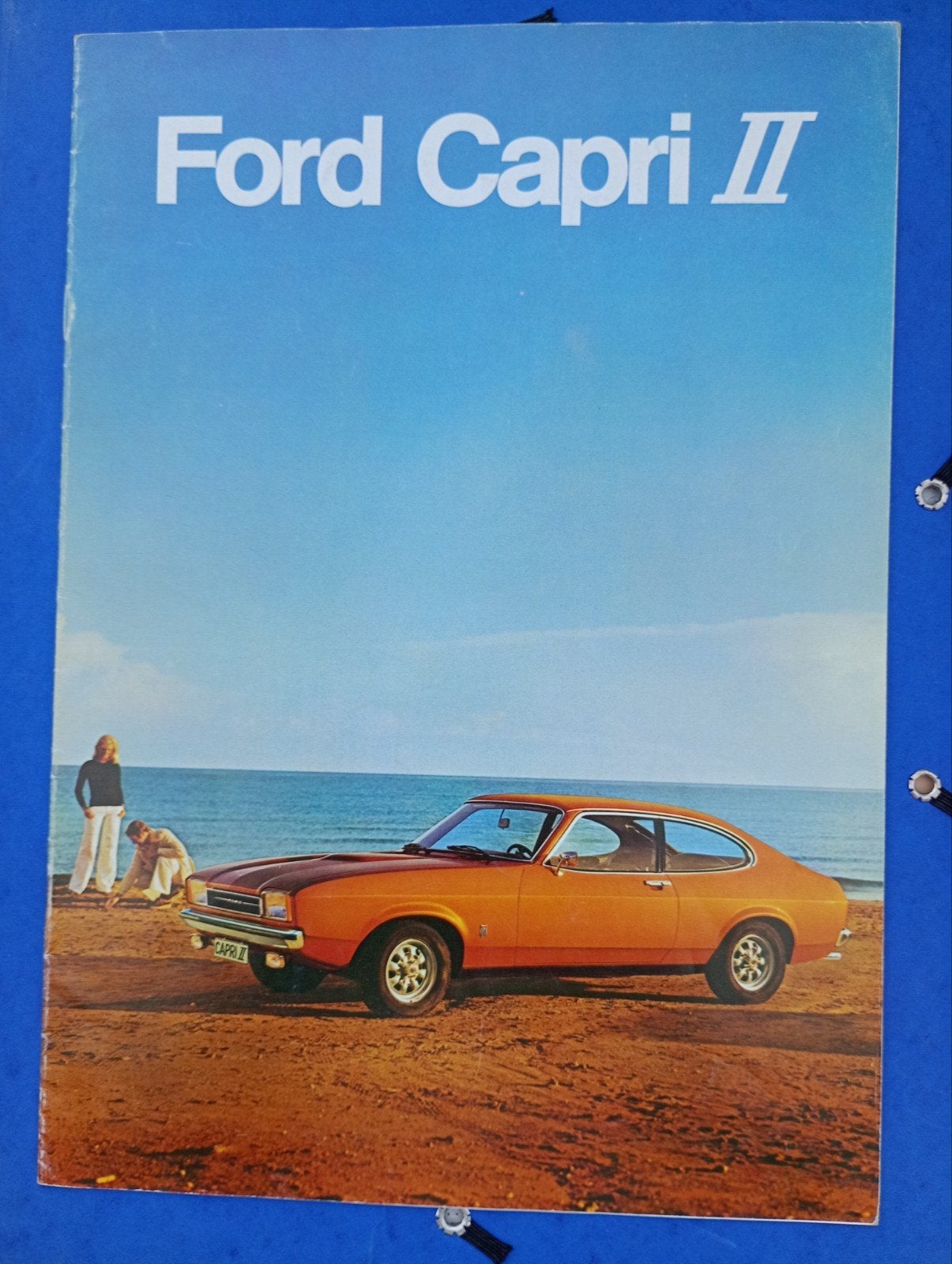 Ford Capri 2 folder, Ophalen of Verzenden, Zo goed als nieuw, Ford