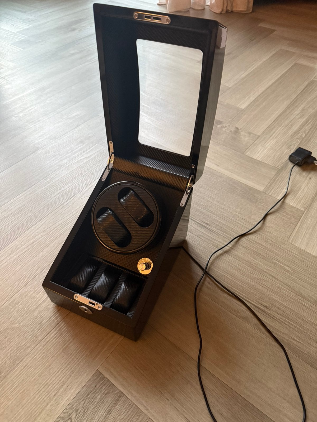 Luxe watch winder horlogewinder 2 + 3 black, Ophalen of Verzenden