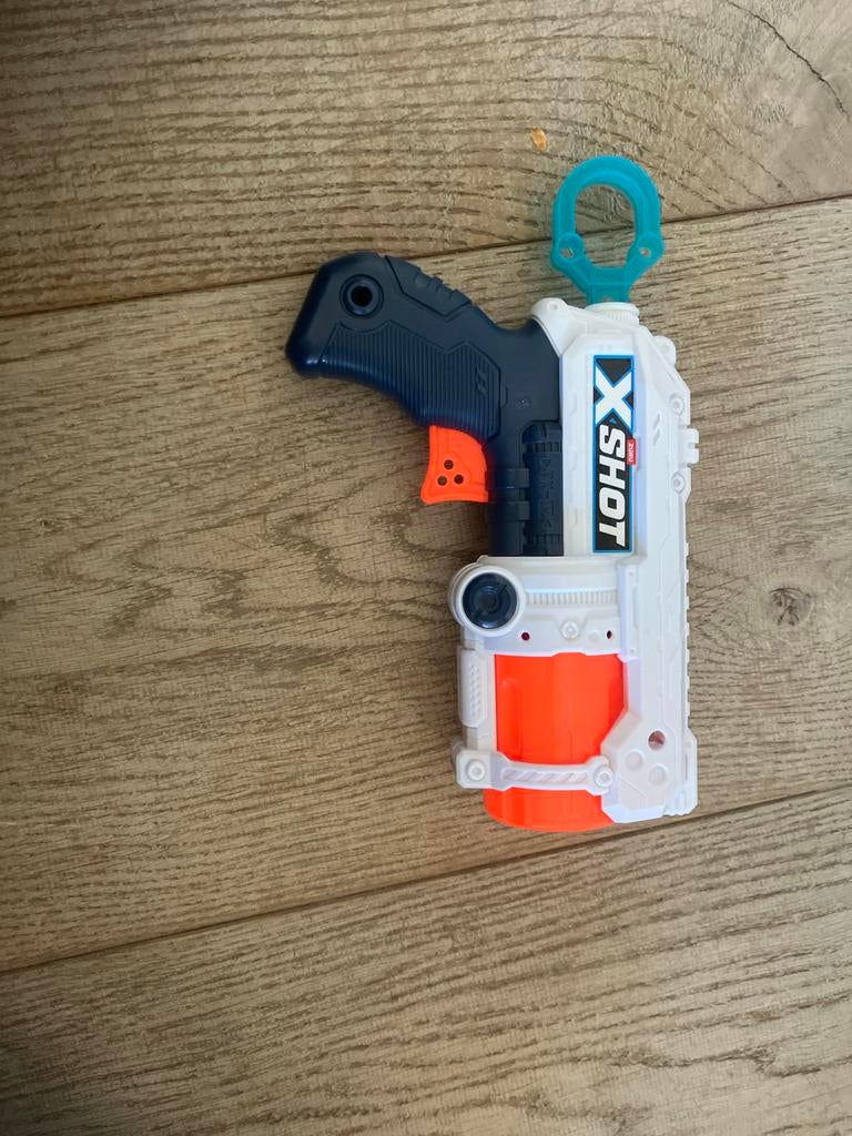 X-Shot Speelgoedpistool - Wit/Oranje/Blauw, Ophalen of Verzenden, Gebruikt, Jongen of Meisje