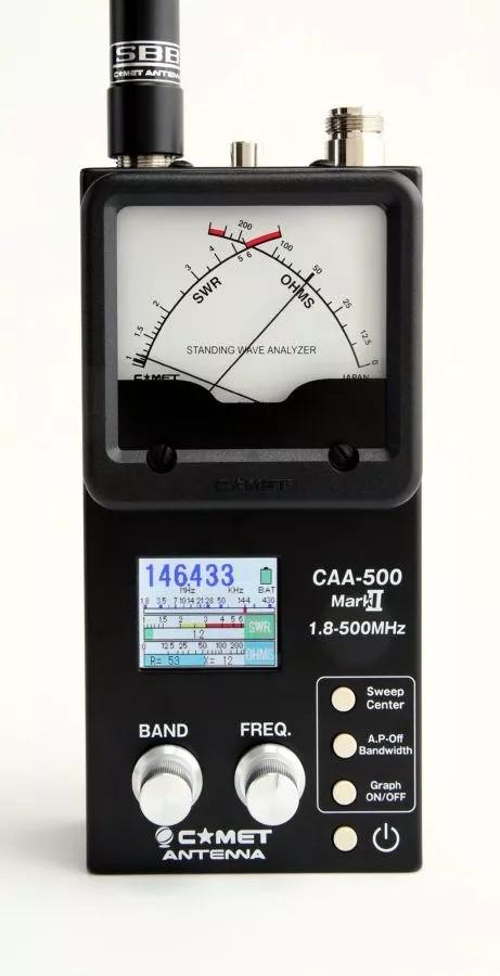 GEZOCHT: Comet CAA-500 Mark II Antenne Analyzer, Telecommunicatie, Zenders en Ontvangers, Ophalen, Zo goed als nieuw