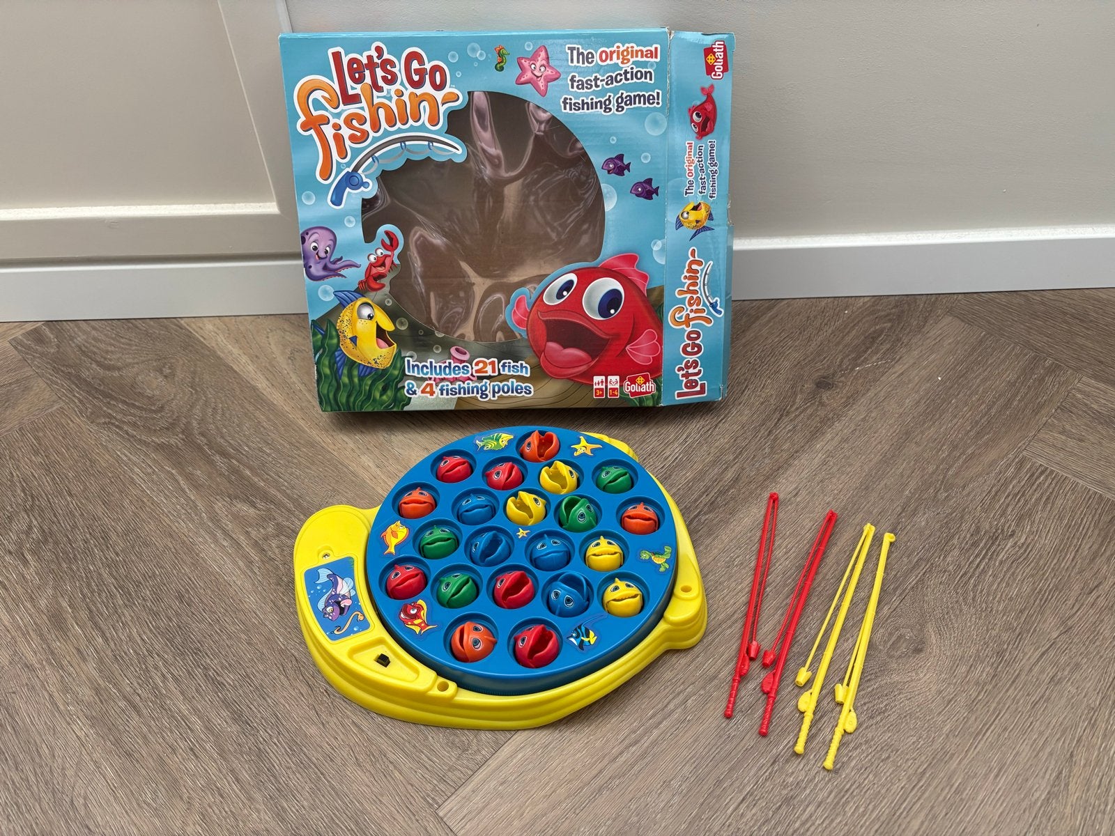 Gratis Vissen Spel Compleet - Let's Go Fishin', Ophalen, Gebruikt, Jongen of Meisje