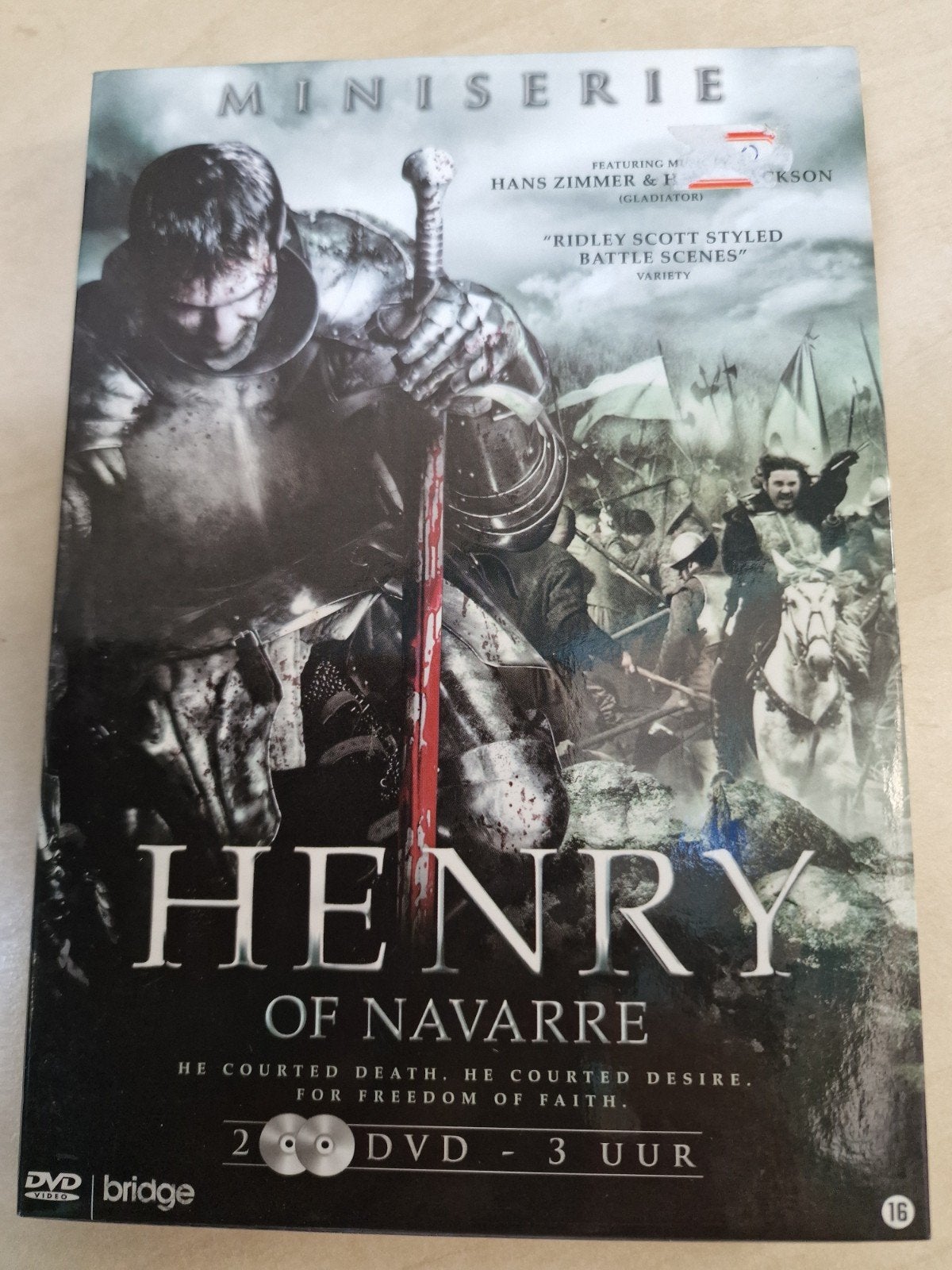 Henry of Navarre - Miniserie (2 DVD), Vanaf 16 jaar, Ophalen of Verzenden, Gebruikt, Historisch