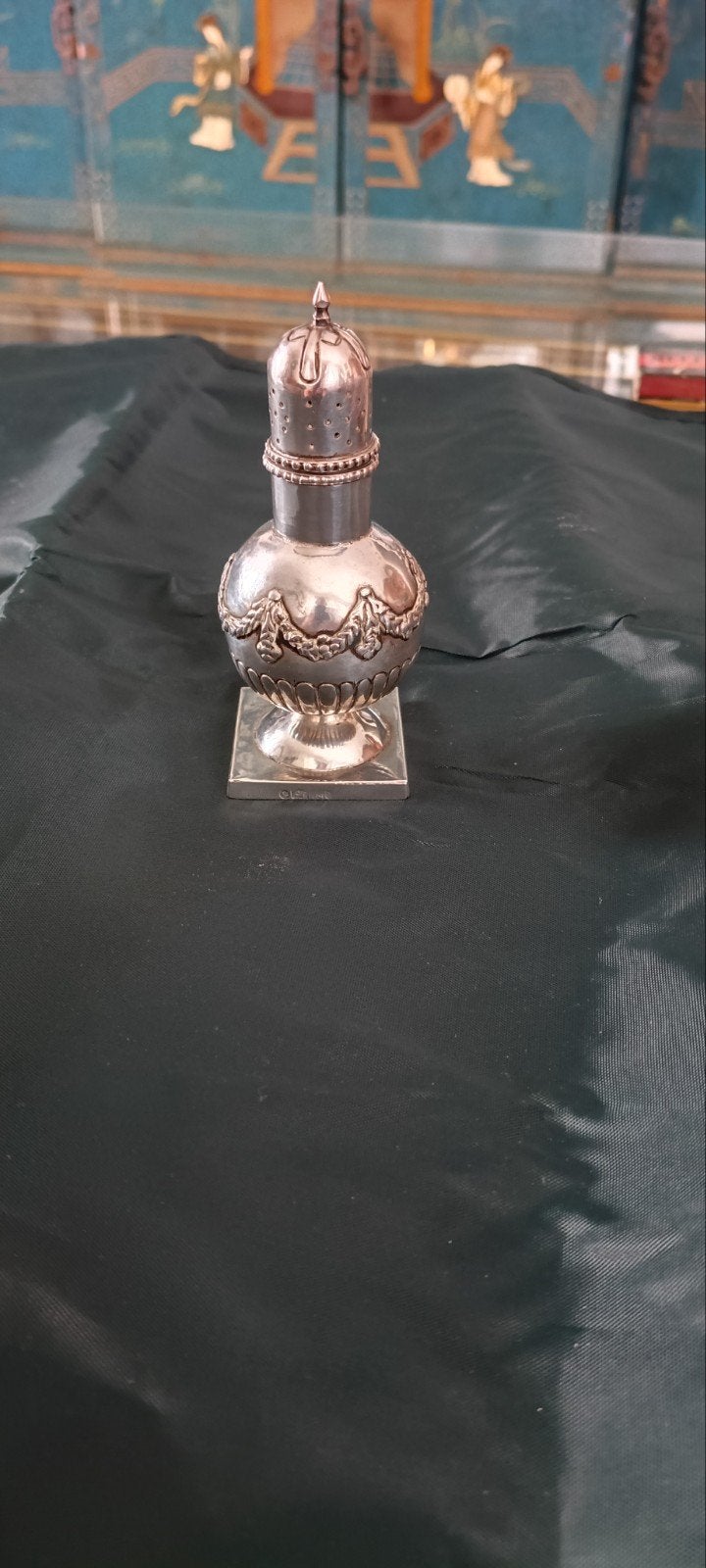 Antieke Zilver Strooier - Elegant en Gedetailleerd, Antiek en Kunst, Ophalen of Verzenden, Zilver