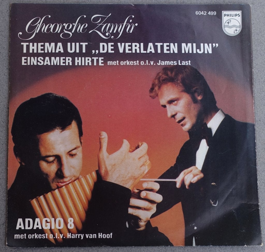 Gheorghe Zamfir - Thema uit "De Verlaten Mijn" (7 inch), Cd's en Dvd's, Vinyl Singles, Klassiek, 7 inch, Zo goed als nieuw, Overige typen