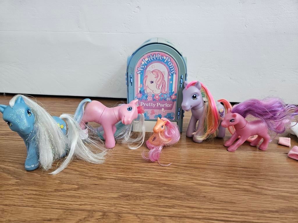 Leuk setje My little pony inclusief accessoires!, Ophalen of Verzenden, Gebruikt
