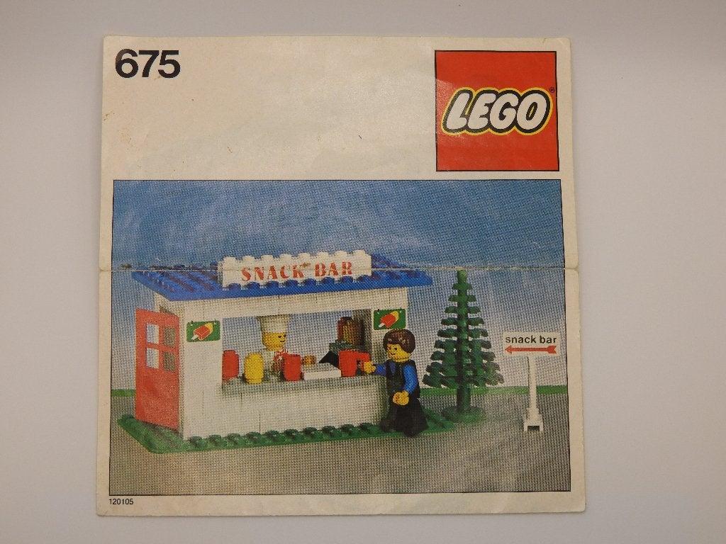 Lego 675 Vintage Snack Bar, Kinderen en Baby's, Speelgoed | Duplo en Lego, Compleet, Gebruikt, Overige thema's, Lego