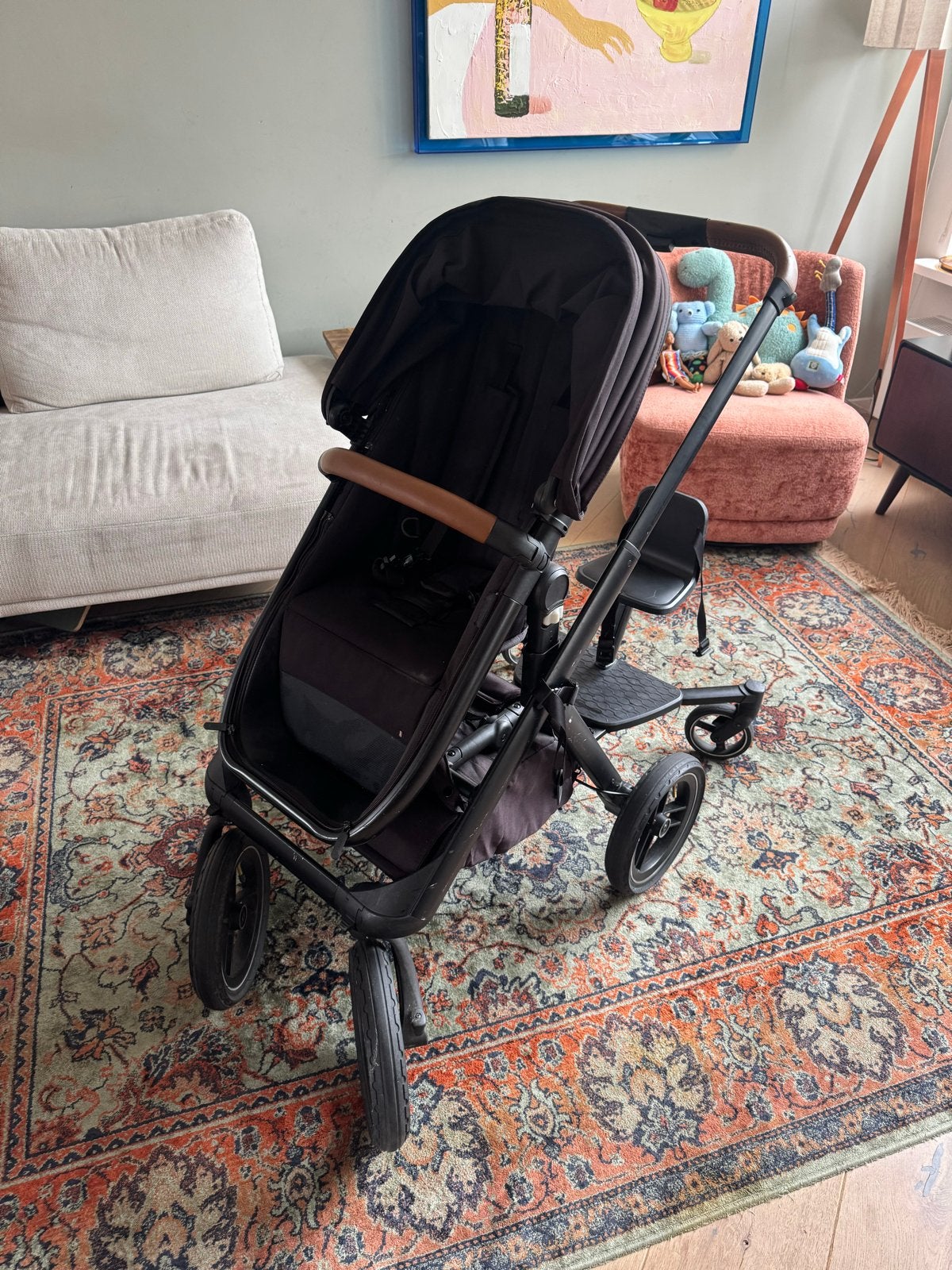 Dubatti kinderwagen met alle accessoires, Gebruikt, Met reiswieg, Ophalen, Kinderwagen