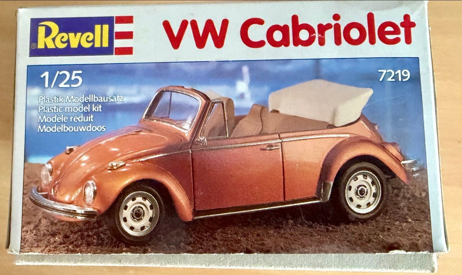 Revell VW Kever Cabriolet Bouwpakket 1:25, Ophalen, Auto, Revell, Groter dan 1:32