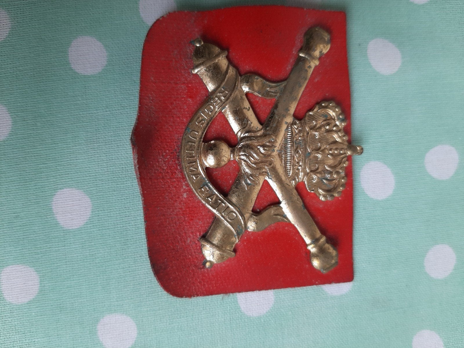 Militaire speld, Verzamelen, Ophalen of Verzenden, Landmacht, Nederland, Embleem of Badge