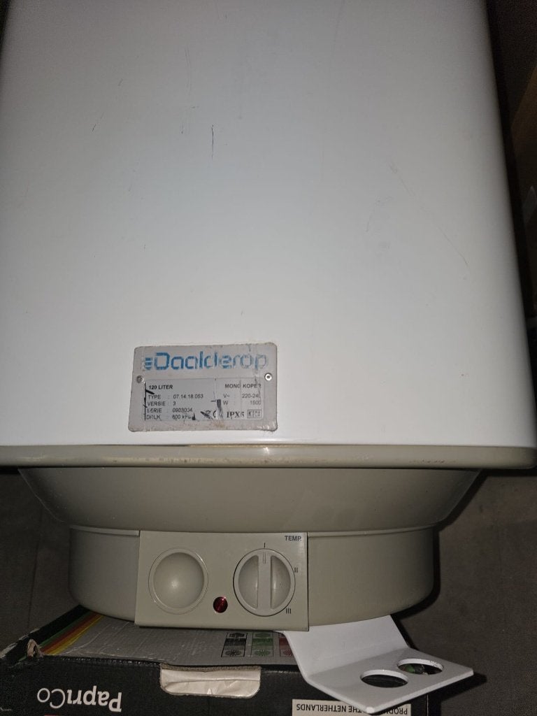 Daalderop 120 liter boiler, Witgoed en Apparatuur, Overige Witgoed en Apparatuur, Ophalen, Gebruikt