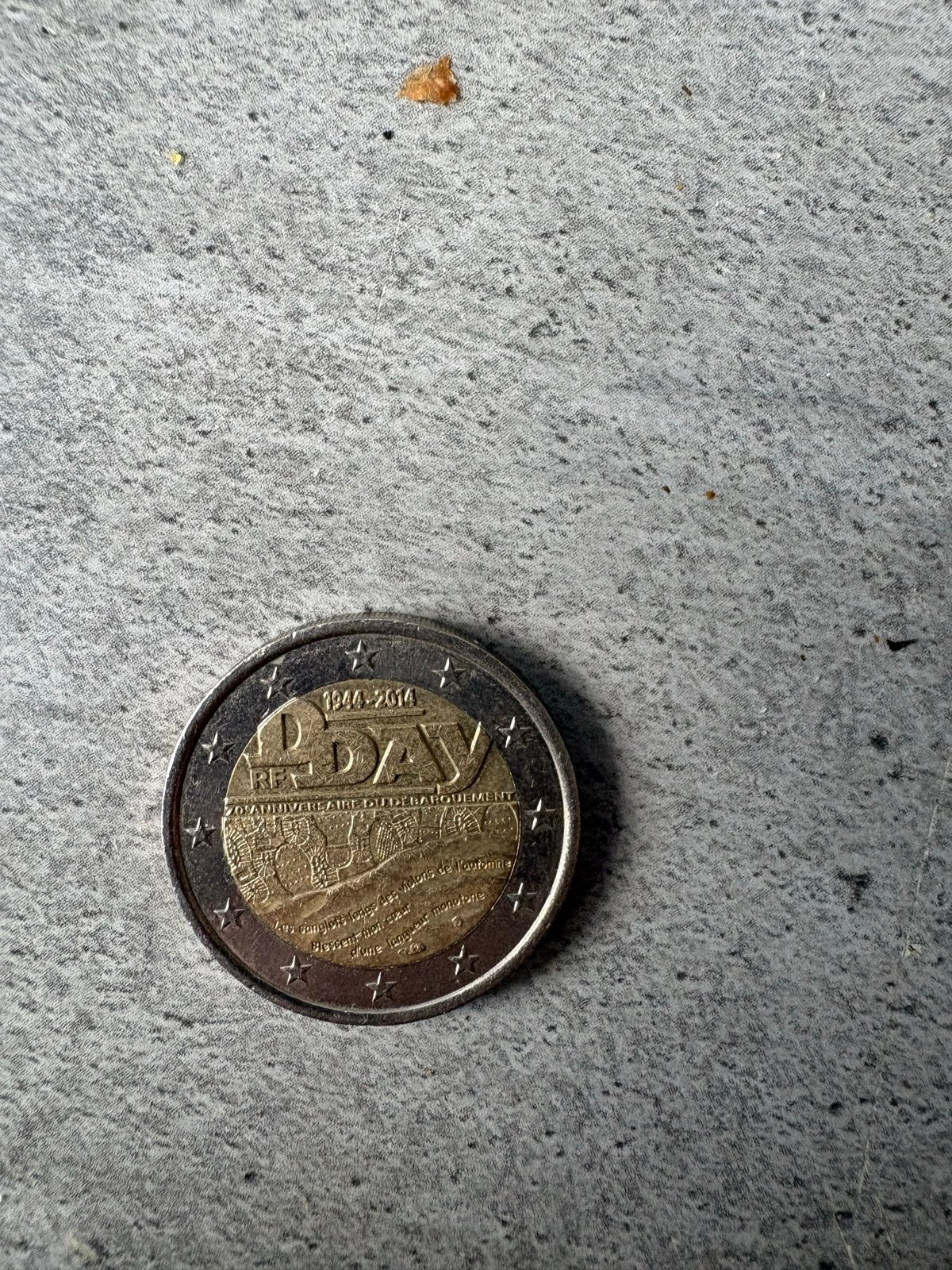 2 Euro munt Frankrijk D-Day 1944-2014, Ophalen of Verzenden, Frankrijk, 2 euro, Losse munt