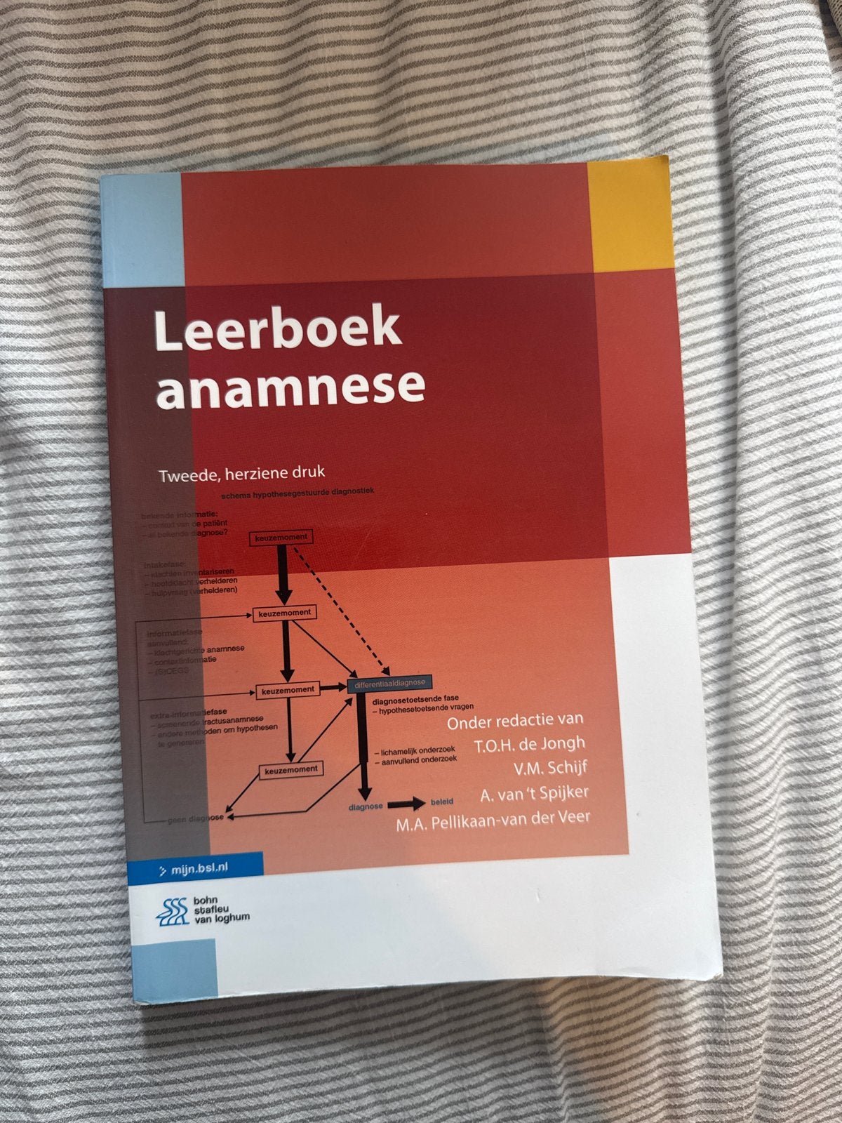 Leerboek anamnese - Tweede, herziene druk, Ophalen of Verzenden, Beta, Zo goed als nieuw, HBO