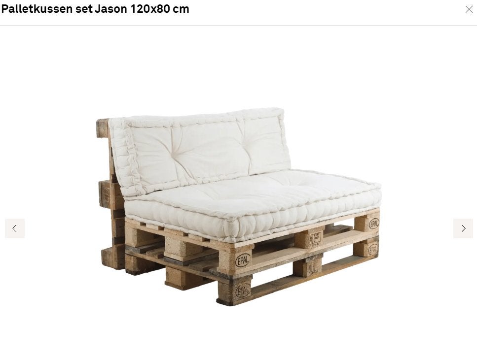 OPZOEK: KARWEI PALLETKUSSENS, Ophalen