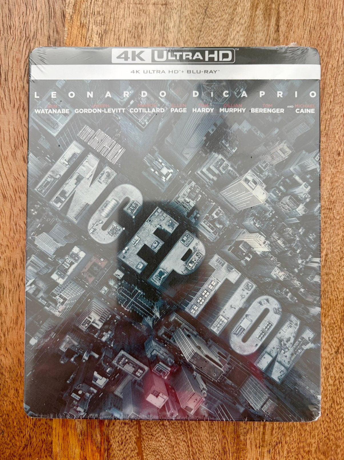 Inception 4K Ultra HD Limited Steelbook NL subs - Nieuw, Cd's en Dvd's, Blu-ray, Ophalen, Nieuw in verpakking, Thrillers en Misdaad