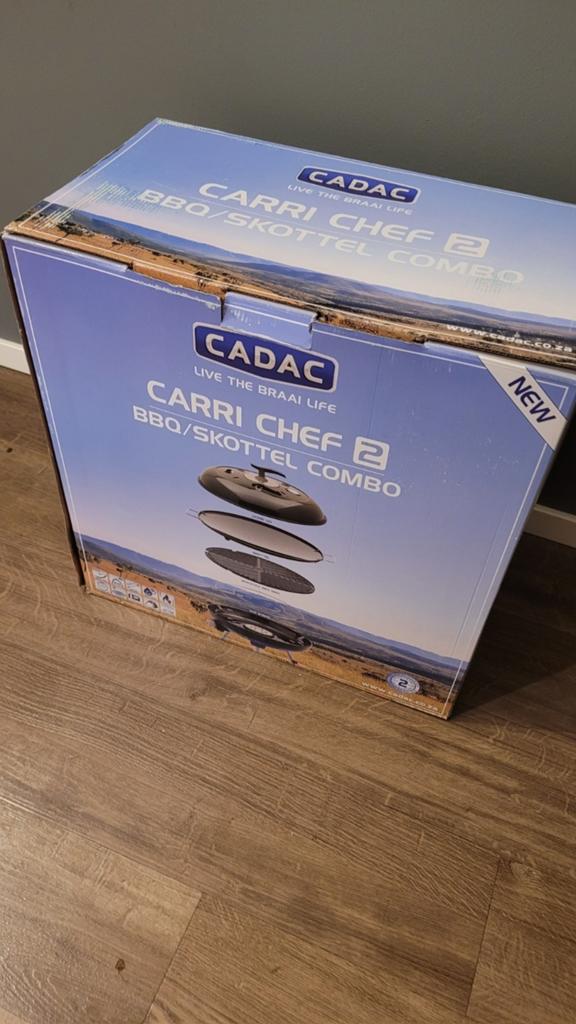 Cadac Carri Chef 2 BBQ/Skottel Combo + Paella Pan, Ophalen, Gebruikt, Cadac