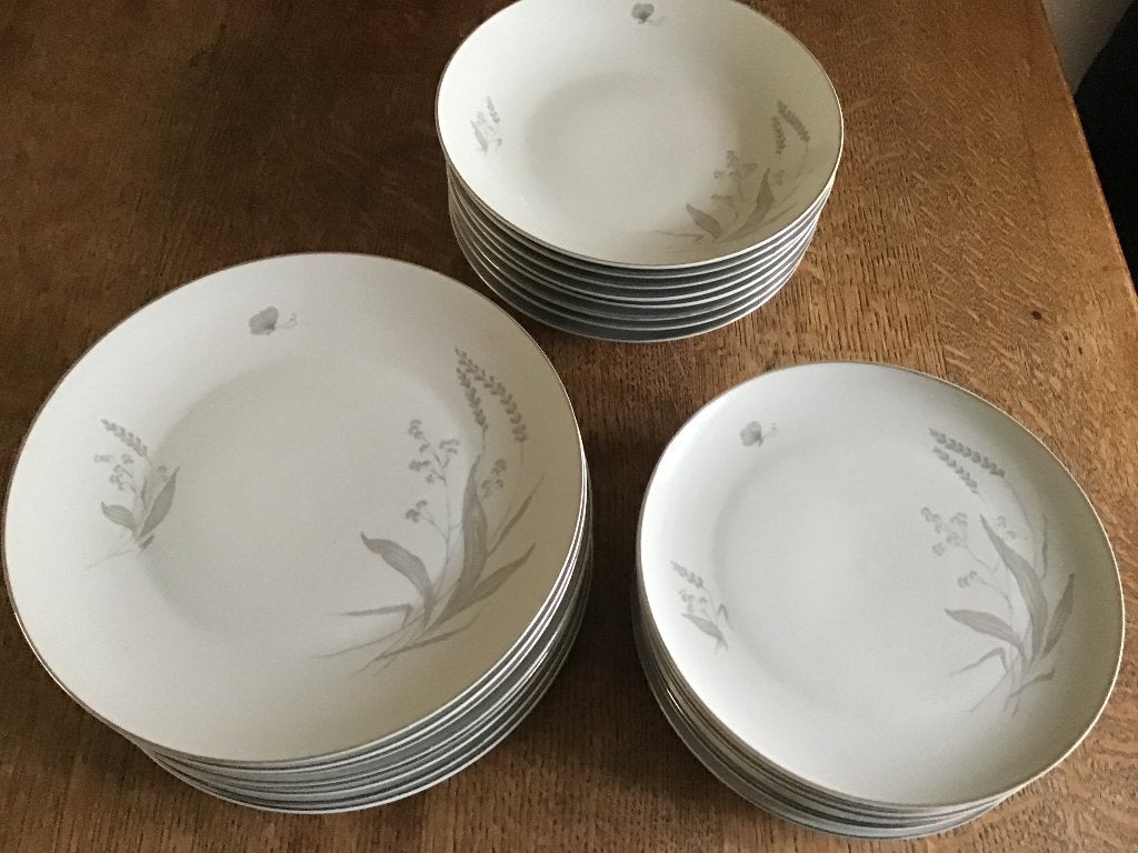 Vintage mid century bordenset, Ophalen, Overige merken, Keramiek, Vintage
