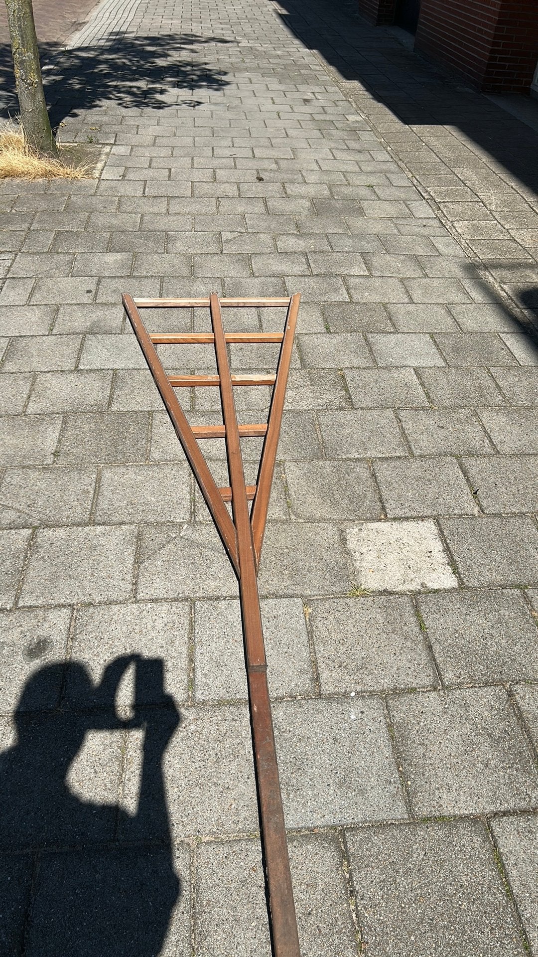 Hard houten trelly (drie hoek), Ophalen, Gebruikt, Hout, Tuinhek